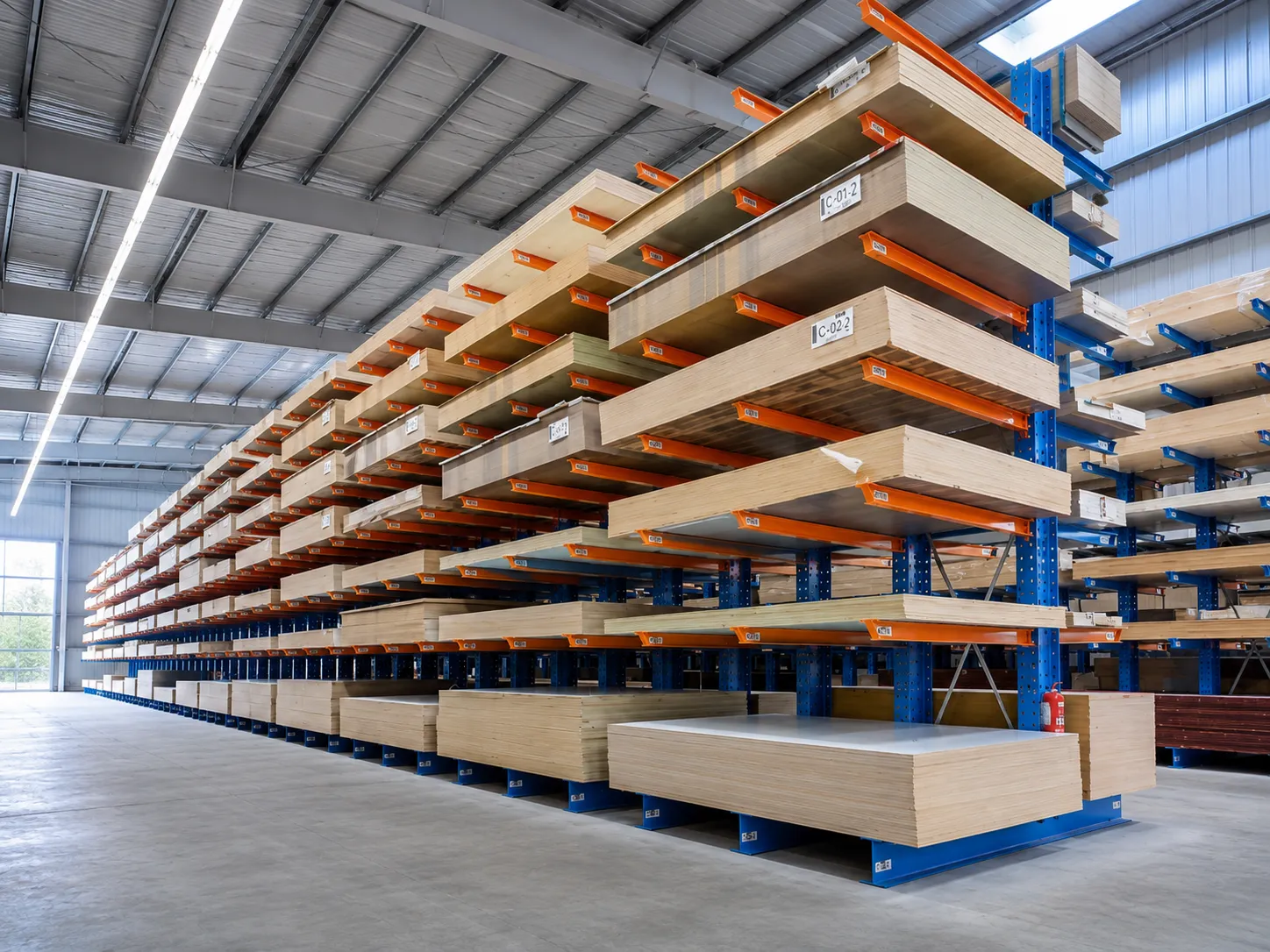 Proyecto instalado del Sistema Cantilever